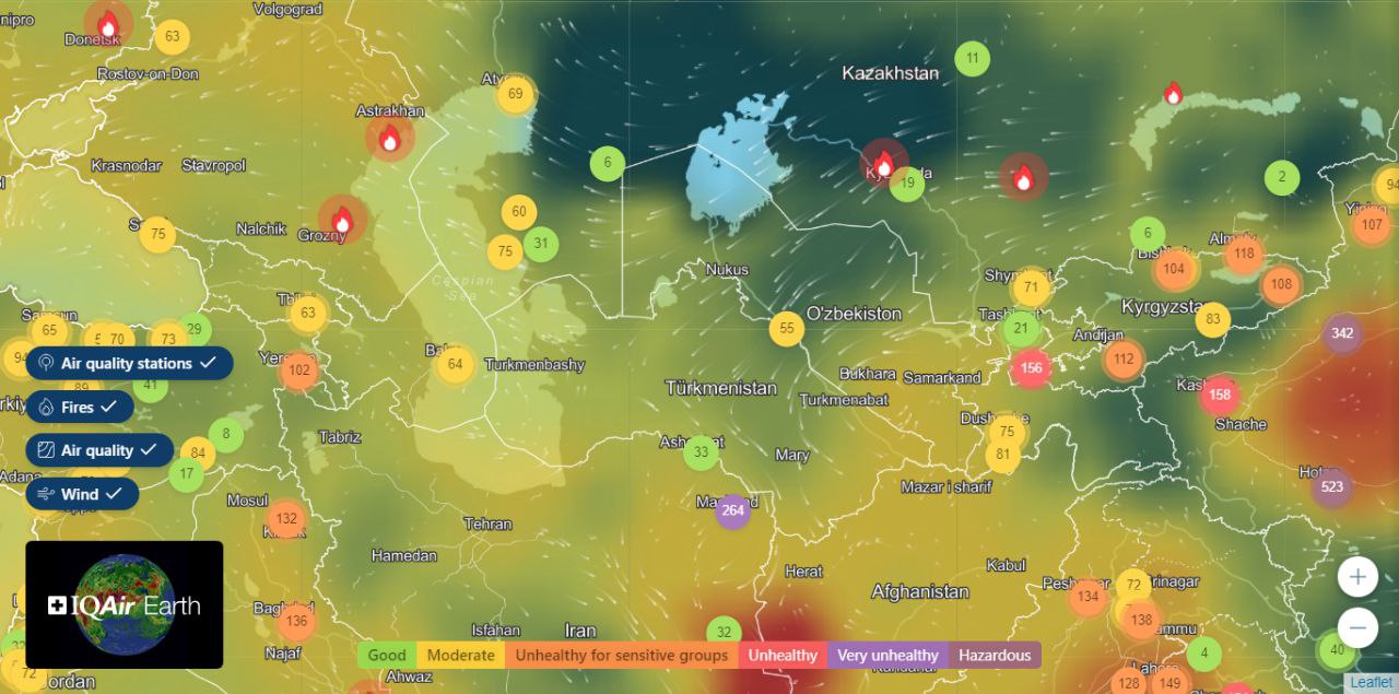Air in Turkmenistan declared cleanest in Central Asia