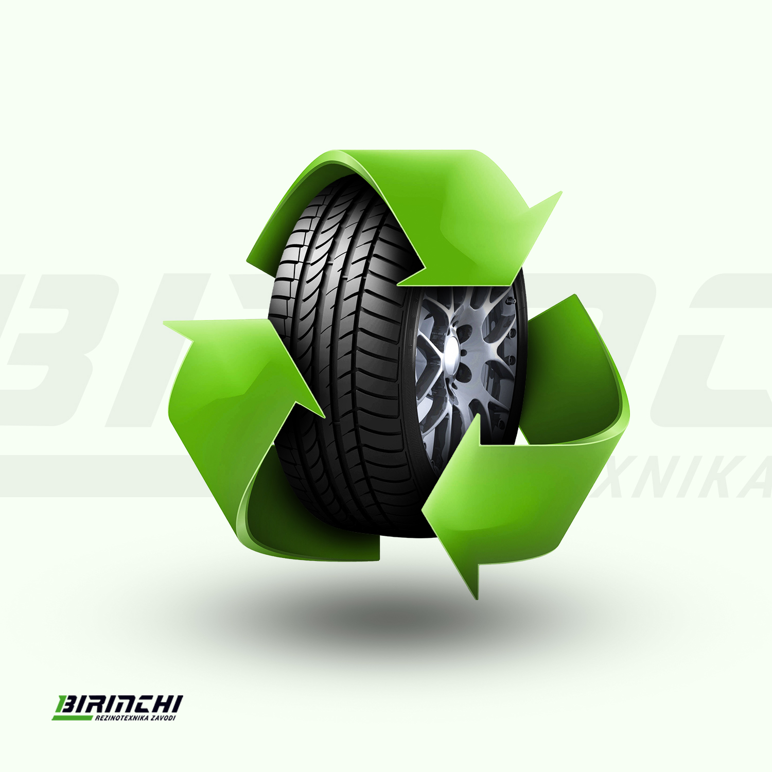 Recycling of waste tires, tyres, car tubes
